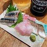 刺身四点盛り(jin-bay)
