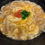 明太卵あんかけうどん(山水草木)