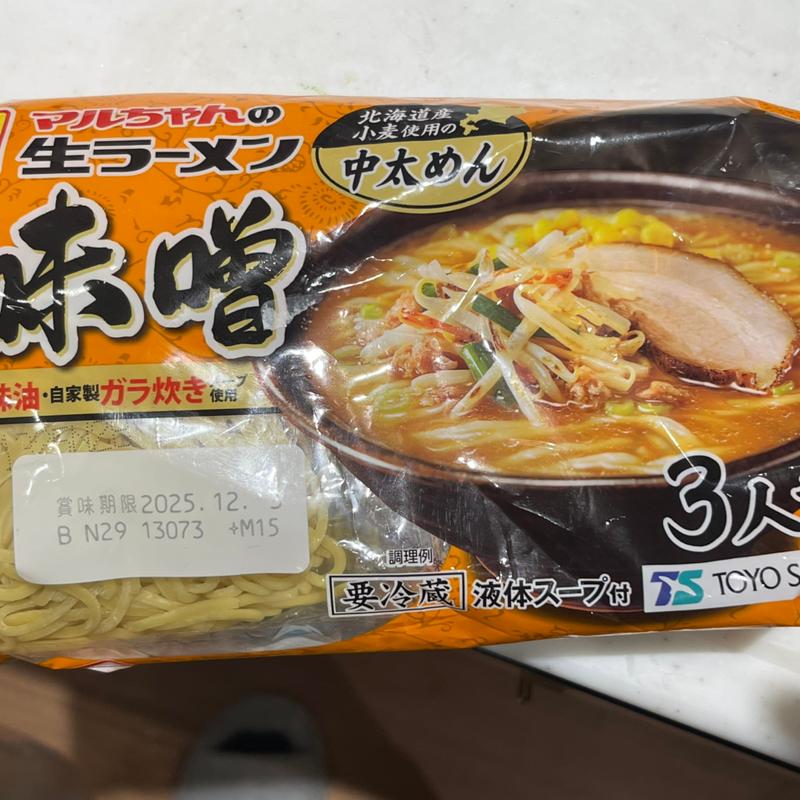 マルちゃんの生ラーメン味噌(セキ薬局 若葉店)