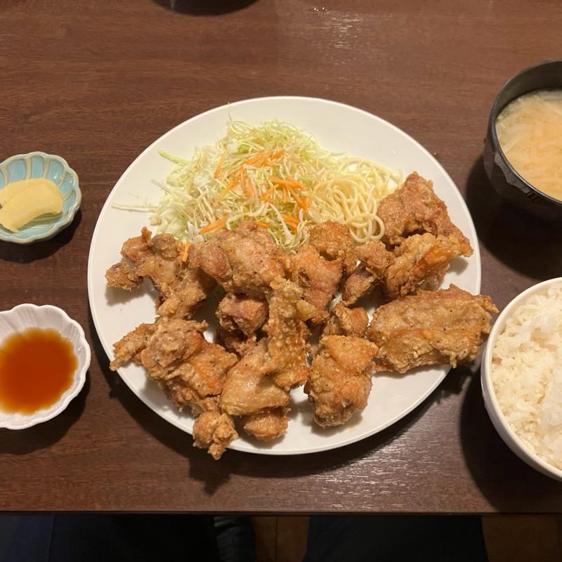 唐揚げ定食(マックス)