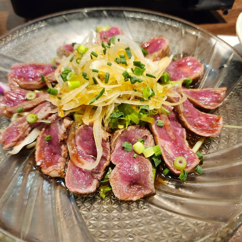 牛肉のカルパッチョ(居酒屋くんか)