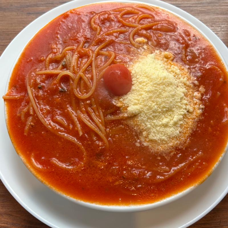 トマトパスタ＆パルメザンチーズ(ワイルドレッドパスタ 神保町店)