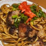 ホルモン焼きそば
