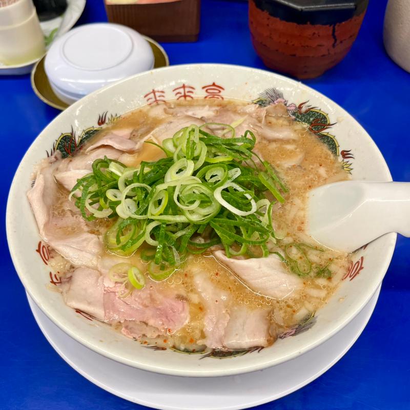 こってりチャーシュー麺(来来亭 秋篠店 )