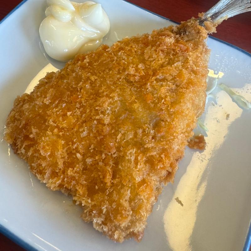 アジフライ(まいどおおきに食堂三木大村店)