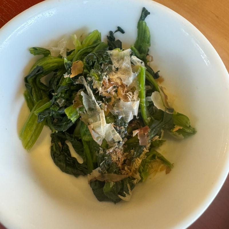 ほうれん草のおひたし(まいどおおきに食堂三木大村店)