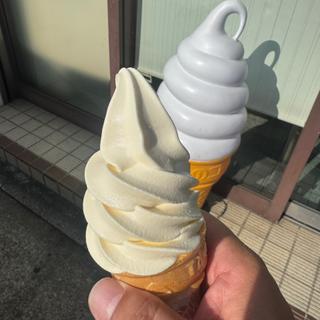 ソフトクリーム (みるく)(くるみや)