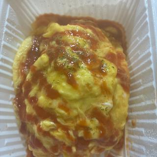 オムライス弁当(デカ盛り弁当はるき大通店)