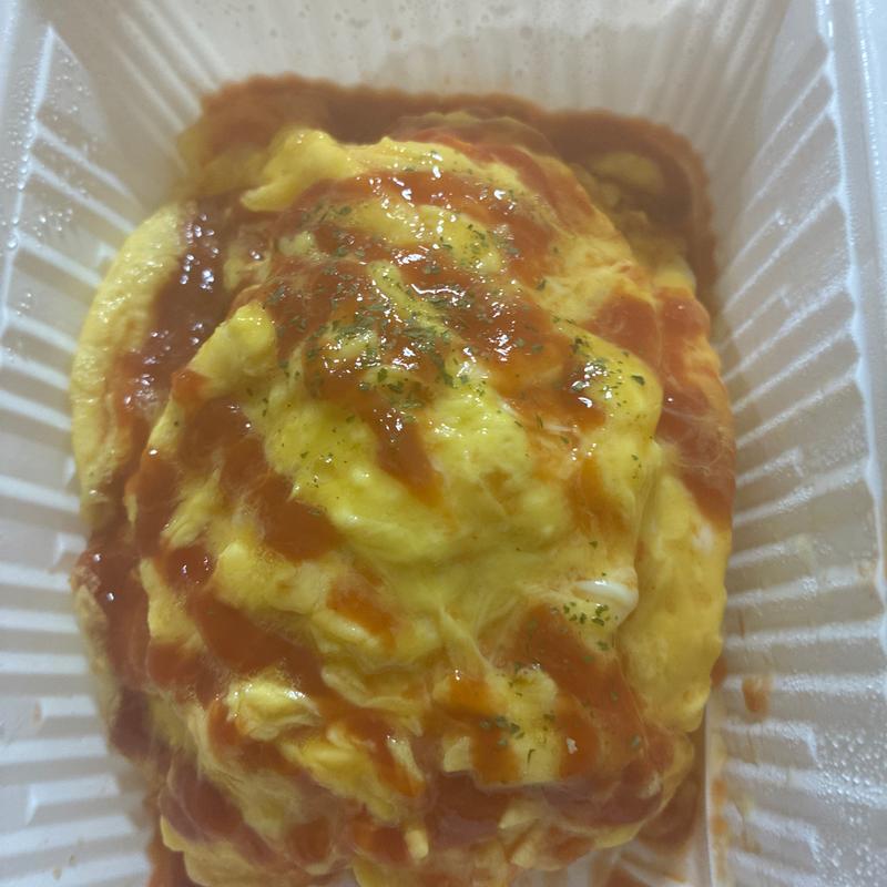 オムライス弁当(デカ盛り弁当はるき大通店)