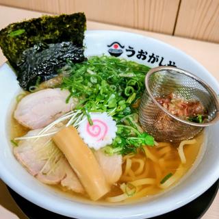 追いかつおラーメン+九条ねぎ(すごい煮干ラーメン野毛 すし 釣りきん)