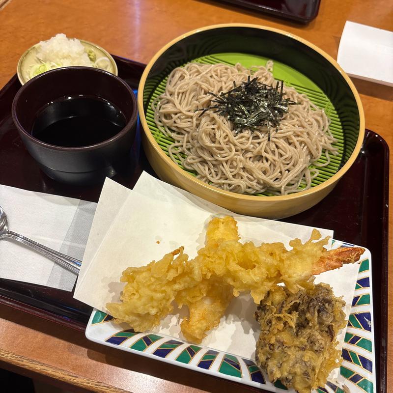 3種盛り大えび天ざるそば(山田うどん食堂 上尾小泉店 )