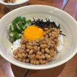ミニ納豆オクラ丼(山田うどん食堂 上尾小泉店 )