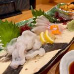 たこ、八角、塩水ウニ(三海の華)