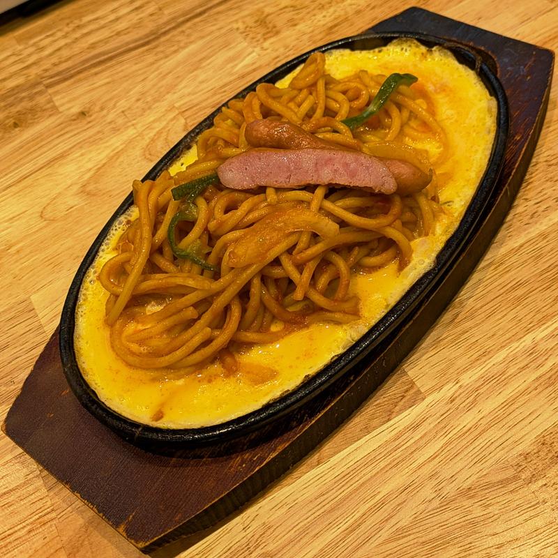 レトロスパゲッティ(コメダ和喫茶おかげ庵 川崎駅西口店)