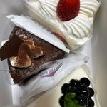 ショートケーキ チョコレートケーキ ブルーベリーチーズケーキ(シャトレーゼ 代々木八幡店)