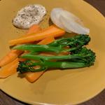 大根,人参,スティックブロッコリーのソテー アンチョビマヨ(ごはんとお酒 eight you)