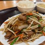 ニラレバー定食