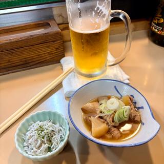 ビール&お通し