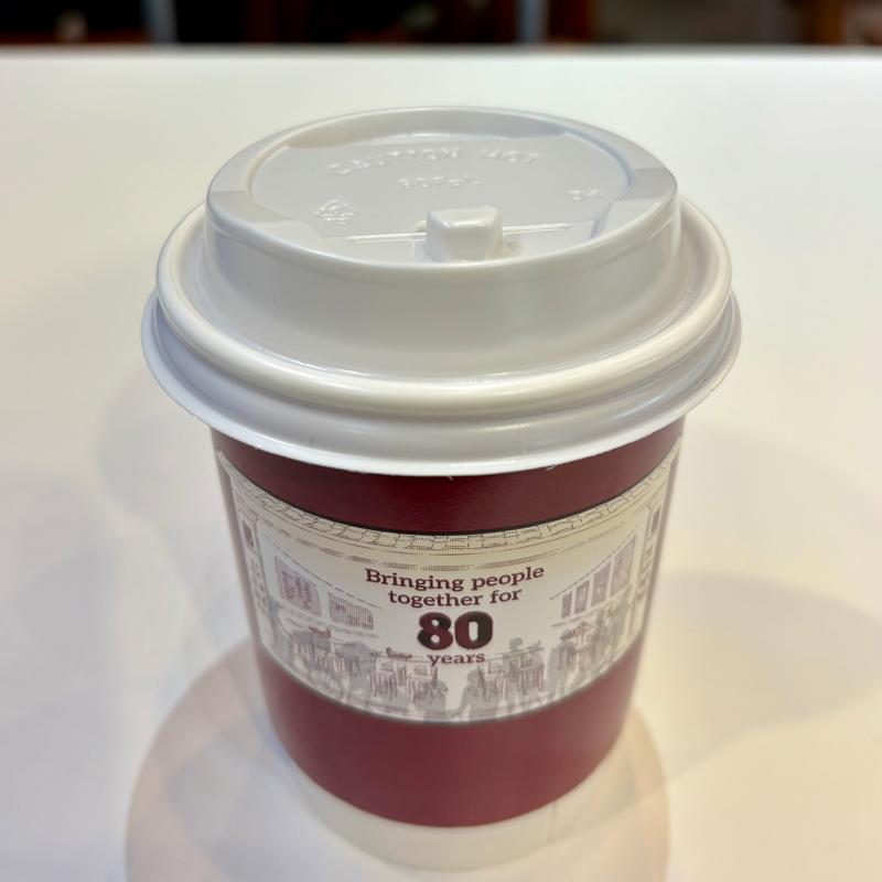 ミルクコーヒー(ヤクンカヤトースト（Ya Kun Kaya Toast）東京国際フォーラム店)