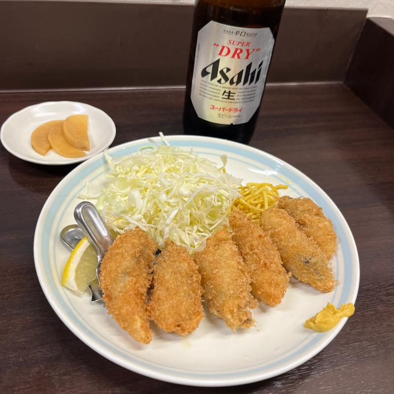 牡蠣フライ(食庵とんとん)