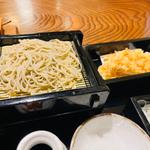 桜海老かき揚げ天盛り