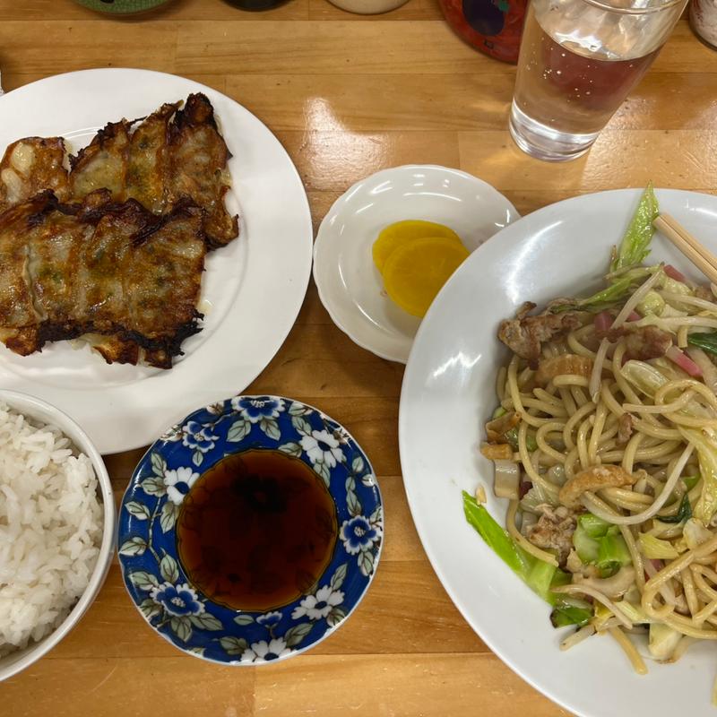 焼きちゃんぽん　餃子　小ライス(清正ラーメン )