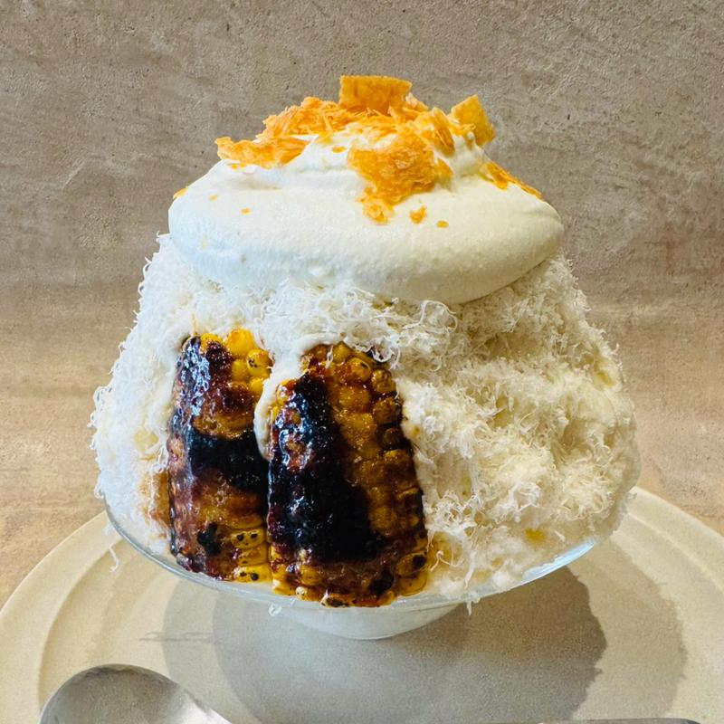 冬もろこしかき氷(上原食堂（かき氷専門店）)