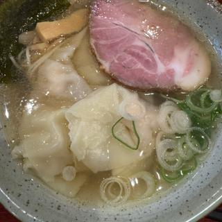 ワンタンラーメン(塩)(地鶏らーめん翔鶴 高崎店)