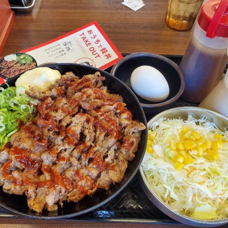 温玉カルビ丼(韓丼 東大宮店)