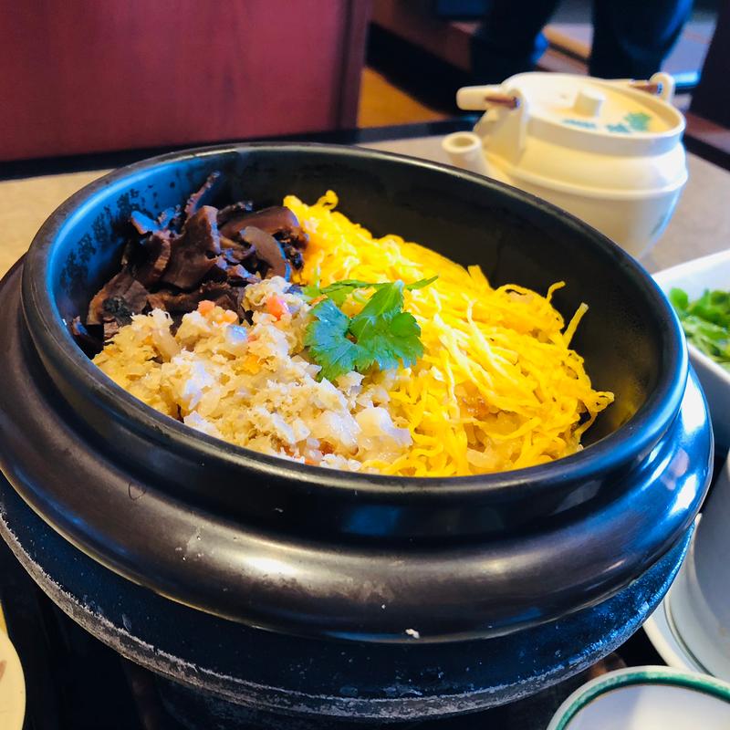 五目釜めし_釜飯ミニ肉麺セット(ふく福 七つ島店 （ふくふく）)