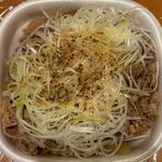 白髪ねぎ牛丼(特盛)(すき家 枚方中宮東之町店 )