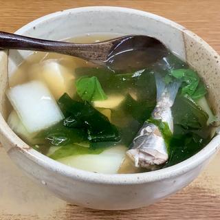 いわし汁(よあけ食堂)