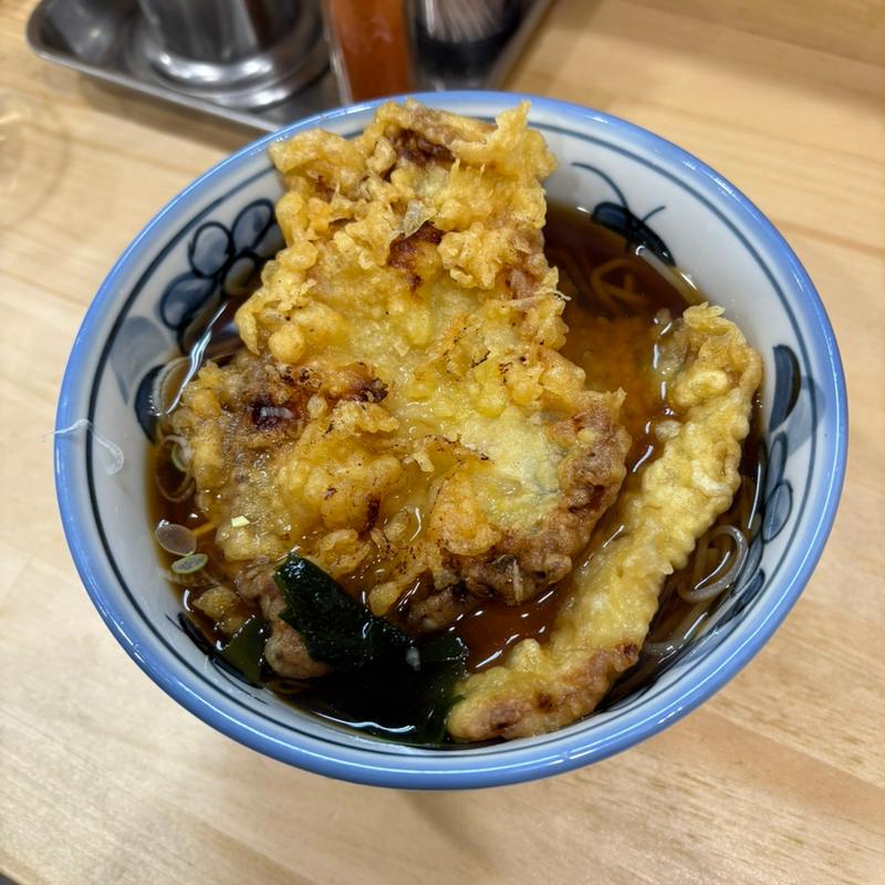 豚天そば(そば処やしま 十条店)