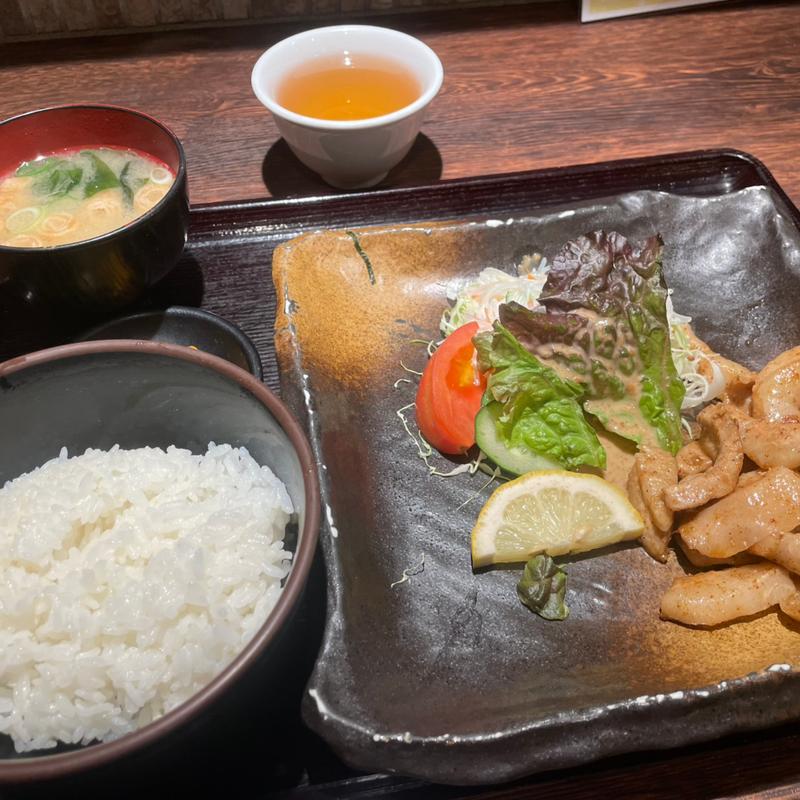 豚トロ定食(まめだ)