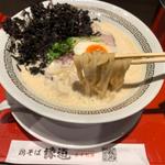 泡煮干そば(鶏そば縁道 煮干別邸（CoCoLo新潟内）)