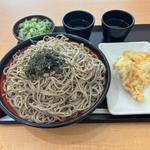ざる蕎麦特盛ととり天