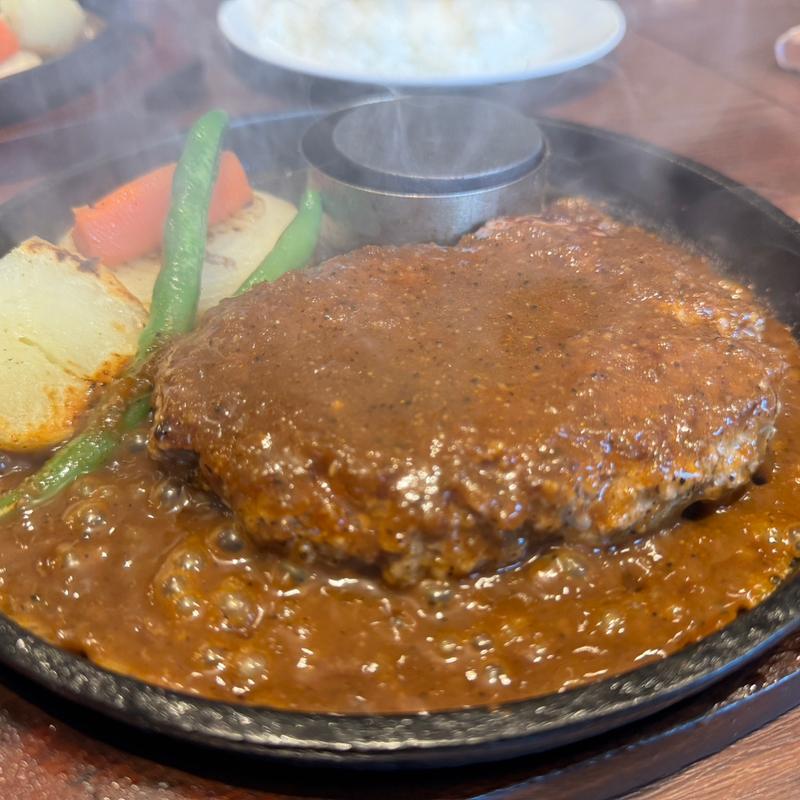ステーキハンバーグ200g(札幌牛亭 サッポロファクトリー店)