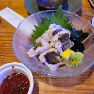 大型ハモ炙り刺し　限定(海さん〜市)