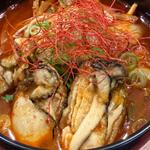 牡蠣チゲうどん