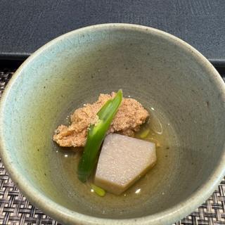 里芋たタラコの煮物(鮓 くおん)