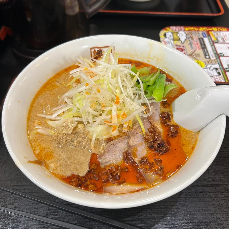 新濃厚ごま味噌ラーメン(喜多方ラーメン坂内 汐留シティセンター店)