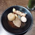 静岡おでん(5種入り)、緑茶割り(さかなや道場 清水駅前店 )