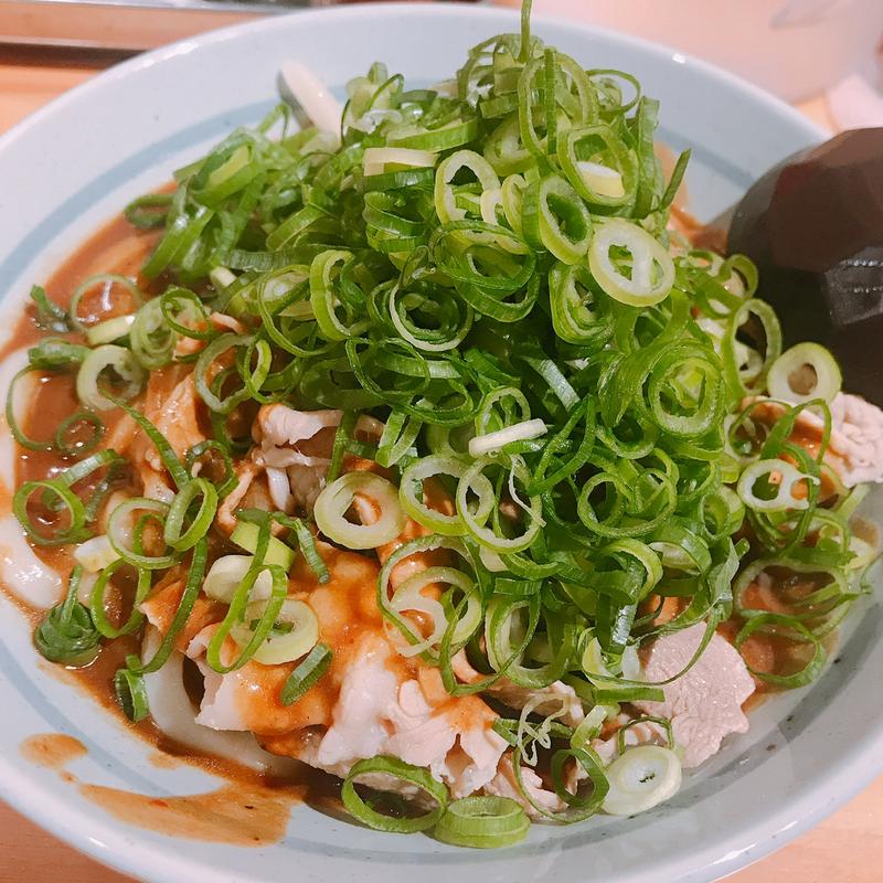 特肉カレーうどん(自家製さぬきうどんと肉 新橋甚三)