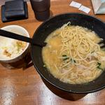味噌ラーメン　焼肉(柳家一関店)