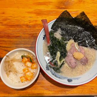 塩ラーメン、半ライス