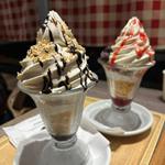 チョコナッツのパフェ