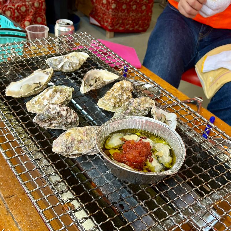 牡蠣・アヒージョ(大栄丸)