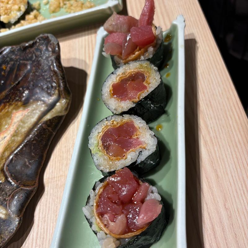 赤いきつね巻(立ち喰い寿司 ゲンヤ倶楽部)