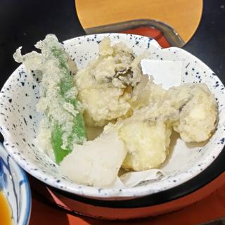 広島県産牡蠣の釜めし御膳 牡蠣の天ぷらセット