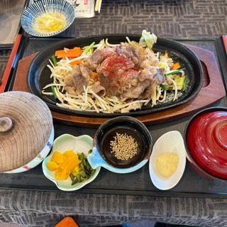 那須野が原牛バラ肉の鉄板焼き